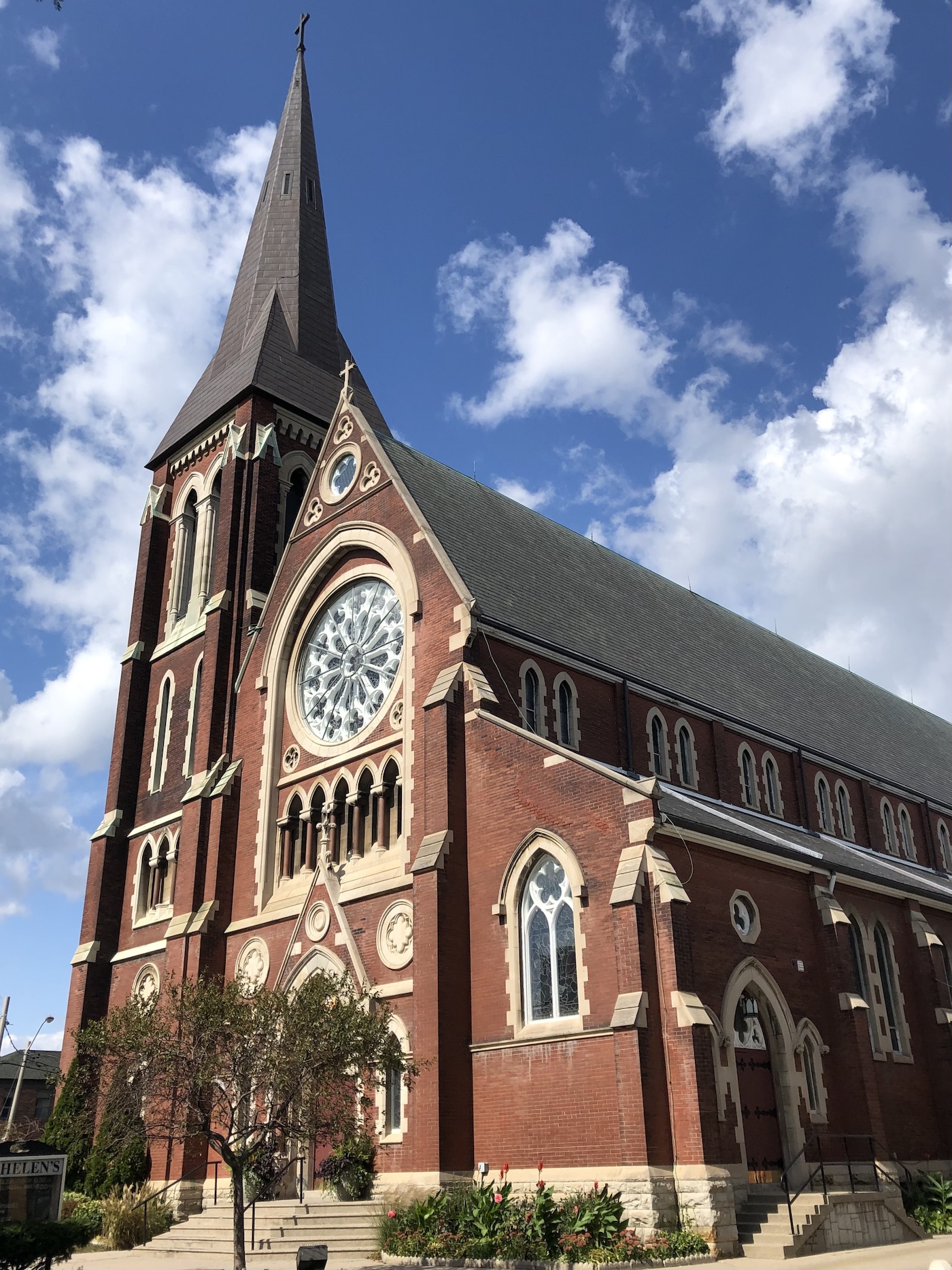 A church on a clear sunny day