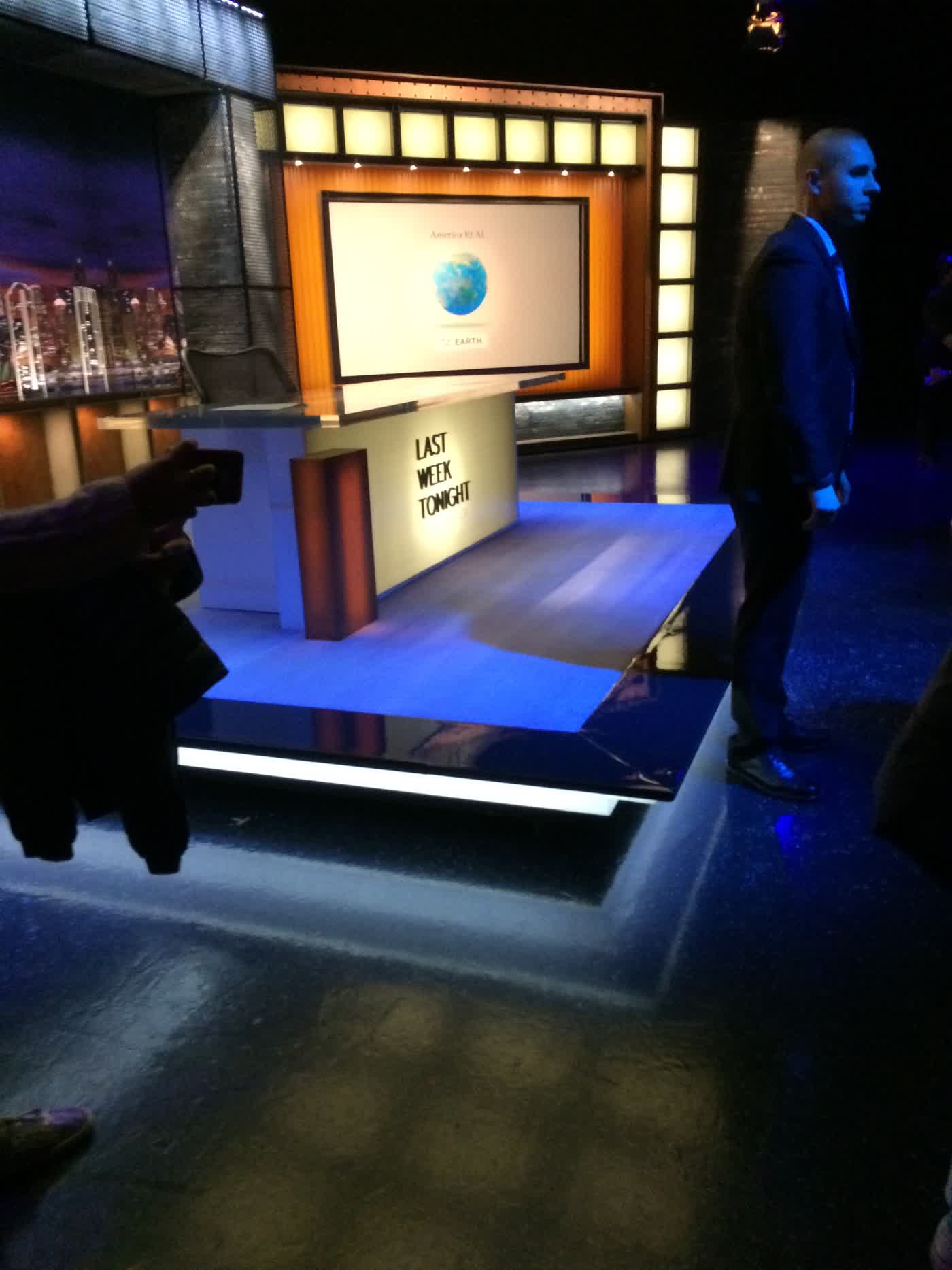 The set of Last Week Tonight.