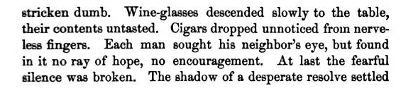 A snippet from Mark Twain's 'Innocents Abroad', showing wider sentence spacing.